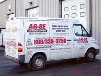 ar-be garage door service vehicle